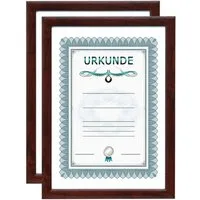 IDEAL TREND Bilderrahmen 2er 3er 5er 10er Pack Dokument Bilderrahmen 21x29,7 DIN A4 Urkunde Fot, für 2 Bilder (2 St)