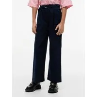 Tommy Hilfiger Bundfaltenhose PLEATED LINEN PANT BELT Kinder bis 16 Jahre, Leinen-Mix, mit Gürtel