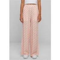 URBAN CLASSICS Funktionshose Ladies Viscose Resort Pants Damen weite Hose