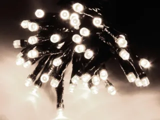 LED-Lichterkette, 80 LEDs, kaltweiß, 230V~, IP44, Innen/Außen