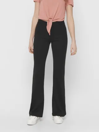 ONLY - ONLFEVER STRETCH FLAIRED PANTS JRS NOOS Black - Gr. - 32