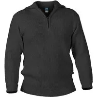 Blauer Peter Troyer aus Merino mit Reißverschluß