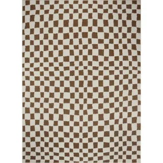 Livabliss Kurzflorteppich, Terracotta, Textil, Kariert, Rechteckig, 200x275 cm, Oeko-Tex® Standard 100, in verschiedenen Größen erhältlich, Teppiche & Böden, Teppiche, Moderne Teppiche