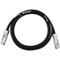 BlueLAN Direct Attach Kabel kompatibel zu Fortinet FN-CABLE-QSFP+1 QSFP schwarz, 1 Meter