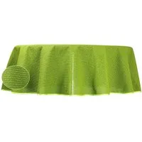 Haus und Deko Tischdecke PVC Garten Tischdecke 140 cm rund wetterbeständig Gartentischdecke (1-tlg)