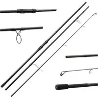 Prologic Karpfenrute C-Series AB 12' 13' 3,60m 3,90m 3-teilig Karpfenrute Allround Carp Rod, (3-tlg), geteilter Griff mit japanischem Shrink