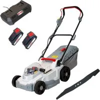 ikra GmbH Akkurasenmäher ICM 2/2037, 37 cm Schnittbreite, 40V Leistung / Mulchkit - Flächen bis 250 m²