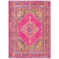 Conceptum Hypnose Teppich Boho, Rechteck, Höhe: 10 mm, Wohnzimmer Waschbarer Kurzflorteppich