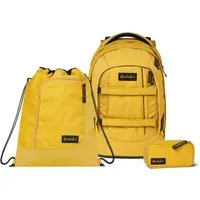 Satch Schulrucksack Pack Retro (3tlg., inkl. Schlamperbox und Sportbeutel)