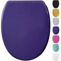Sanilo WC-Sitz Glitzer mit Absenkautomatik & Quick Release, Premium Toilettendeckel, abnehmbar, leichte Montage von oben