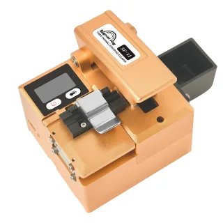 SIGNAL FIRE SF-11 Fiber Optic Heat-Stripping Cleaver 125um Cladding Diameter 70-170°C Temperature Control 4 In 1 Fiber H