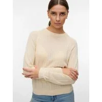 Vero Moda Strickpullover VMNEWLEX POINTELLE LS O-N PULLOVER NOOS