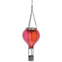 Seyila Home LED Gartenleuchte Heißluftballon LED mit Flammen Effekt zum aufhängen