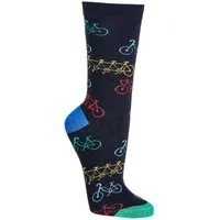 Wowerat Freizeitsocken 2 Paar Fun Socken, Spaß mit Socken, Fahrrad Motive, für Damen & Herren