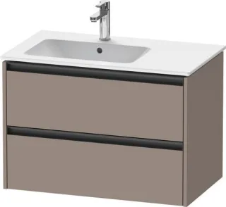 Duravit Ketho.2 Waschtischunterbau wandhängend Basalt Matt 810x480x549 mm - K25267043430000 K25267043430000
