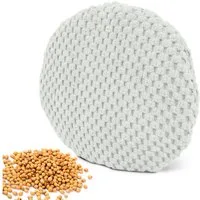 Amilian Kirschkernkissen rund Ø16 cm - Wärmekissen Mikrowelle & Kältekissen - Körnerkissen, Mikrowellenkissen, für Nacken, Schulter, Bauch, Hände, punktuelle Wärme - mikrowellengeeignet