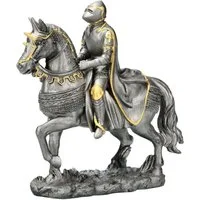 Figuren Shop GmbH Dekofigur Ritter Figur auf Kriegspferd - Nemesis Now - Mittelalter Figur