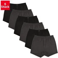 Gomati Boxershorts 6er Pack Herren Jersey Boxershorts Baumwolle