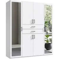 Wimex Kleiderschrank Diver Drehtürenschrank mit Spiegel, 180, 225 o. 270cm breit Bestseller Schlafzimmerschrank wahlweise 3 Innenausstattungen