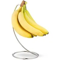 relaxdays Obstschale Bananenhalter mit Haken, Eisen, (1-tlg)