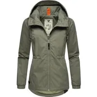 Ragwear Outdoorjacke Danka Wasserdichte Übergangsjacke mit großer Kapuze