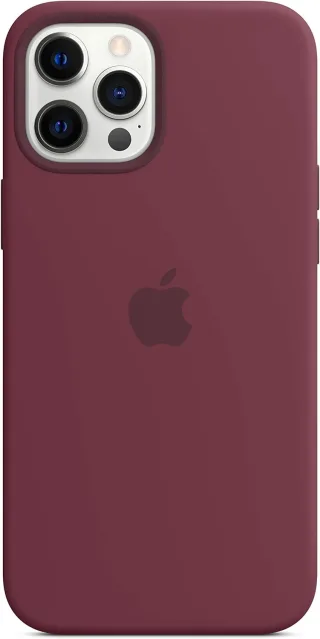 Apple Silikon Case mit MagSafe [für iPhone 12 Pro Max] pflaume