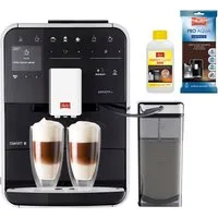 Melitta Kaffeevollautomat Barista TS Smart® F850-102, schwarz, 21 Kaffeerezepte & 8 Benutzerprofile, 2-Kammer Bohnenbehälter