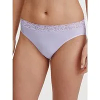 CALIDA Slip Natural Comfort Lace verspielte Spitze, Regular-Cut, elastischer Single Jersey, weich
