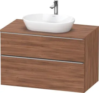 Duravit D-Neo Konsolenwaschtischunterbau wandhängend Nussbaum Matt 1000x550x664 mm - DE4968070790000 DE4968070790000