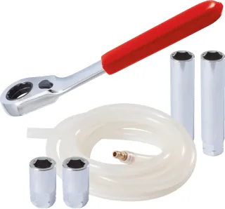 KS Tools Bremsen-Entlüftungsschlüssel-Satz, 6-tlg - 518.0390