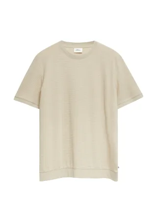 s.Oliver - T-Shirt beige - Gr. - XL