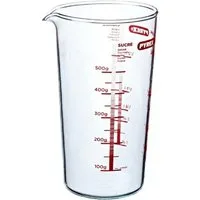 PYREX Messbecher Pyrex Classic Messbecher 0.5L – Glas Messkanne hitzebeständig, Glas, (1-St)