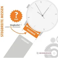 MARBURGER Uhrenarmband 12mm Kunststoff PVC Schwarz passend für Swatch