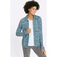 Sieh an! Strickjacke Strickjacke Langarm Mustermix gestrickt