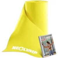 NEOLYMP Physiobänder Widerstandsbänder auf Rolle – Zuschneidbare Fitnessbänder aus TPE, Elastische Resistance Bands in 5 Stärken & 3 Längen – 15 cm breit