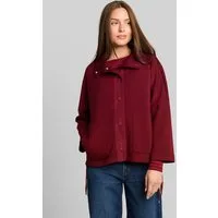 TOM TAILOR Sweatshirt Strick & Sweatshirts Boxy Fit Scuba Sweatjacke mit Taschen