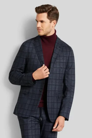 Bugatti Herren Sakko mit High-Stretch-Funktion