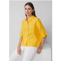 s.Oliver Kurzarmbluse Bluse Kurzarmbluse aus Leinen im Relaxed Fit
