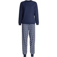 CALIDA Pyjama Daylight Dreams Damen (2 tlg) 100% Baumwolle, pflegeleicht, für empfindliche Haut