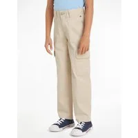 Tommy Hilfiger Cargohose UTILITY CARGO PANTS Kinder bis 16 Jahre mit Logostickerei