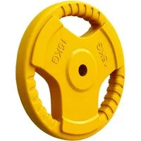 GORILLA SPORTS Hantelscheibe Hantelscheibe 30/31 mm Gummi Gripper 1,25-25 KG, 15 kg, (1-tlg)