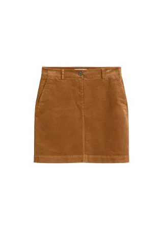 Marc OPolo Casual - Cord-Minirock A-Shape warm brown - Gr. - 40