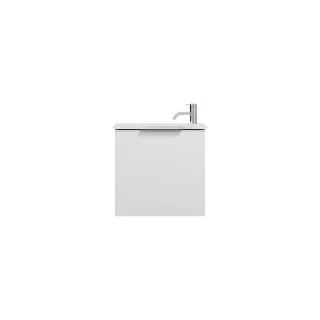 Burgbad Glas Waschtisch-Set Eqio Weiß Hochglanz/Weiß, SFPH052F2009A0070 SFPH052F2009A0070