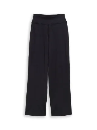 Denim Tom Tailor - Wide Leg Sporthose deep black - Gr. - L