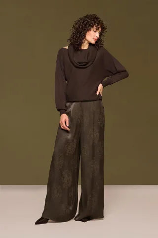 Angelina Pullover Dunkelbraun