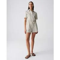 OPUS Jumpsuit Malbah resort Der Aufschlag am Saum wirkt modern und unkompliziert