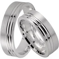 Trauringe123 Trauring Hochzeitsringe Verlobungsringe Trauringe Eheringe Partnerringe Silber 925 J36