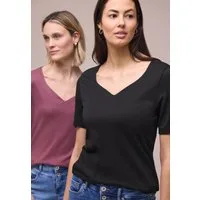 STREET ONE T-Shirt im soften Baumwoll-Mix