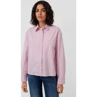 s.Oliver Langarmbluse Bluse Baumwoll-Bluse mit Rücken-Detail