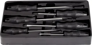 KS Tools ERGOTORQUE Schraubendreher-Satz, 6-tlgPZ+Schlitz - 911.2120